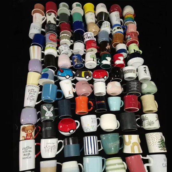 Ceramic Plates Manufacturer - Wholesale Bulk Stock Various Design Mugs