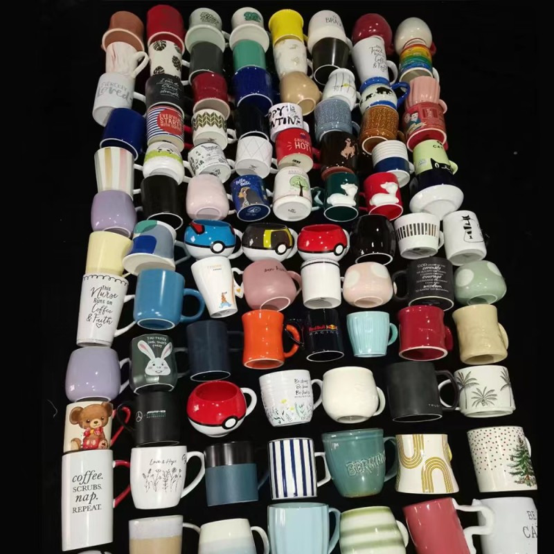 Ceramic Plates Manufacturer - Wholesale Bulk Stock Various Design Mugs