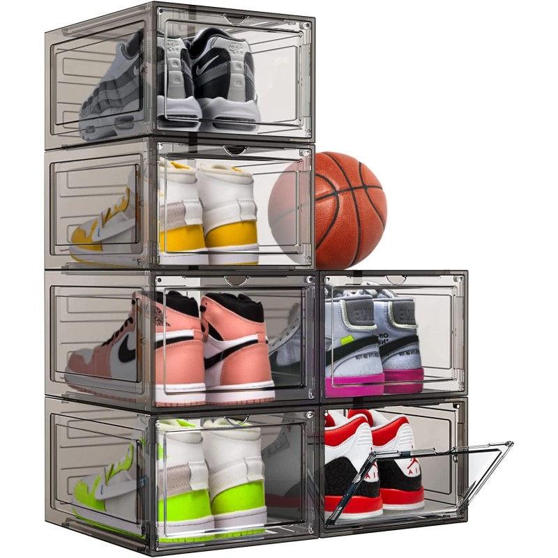 Plastic Shoe Box Supplier - OEM Shoe Display Case Storage Box