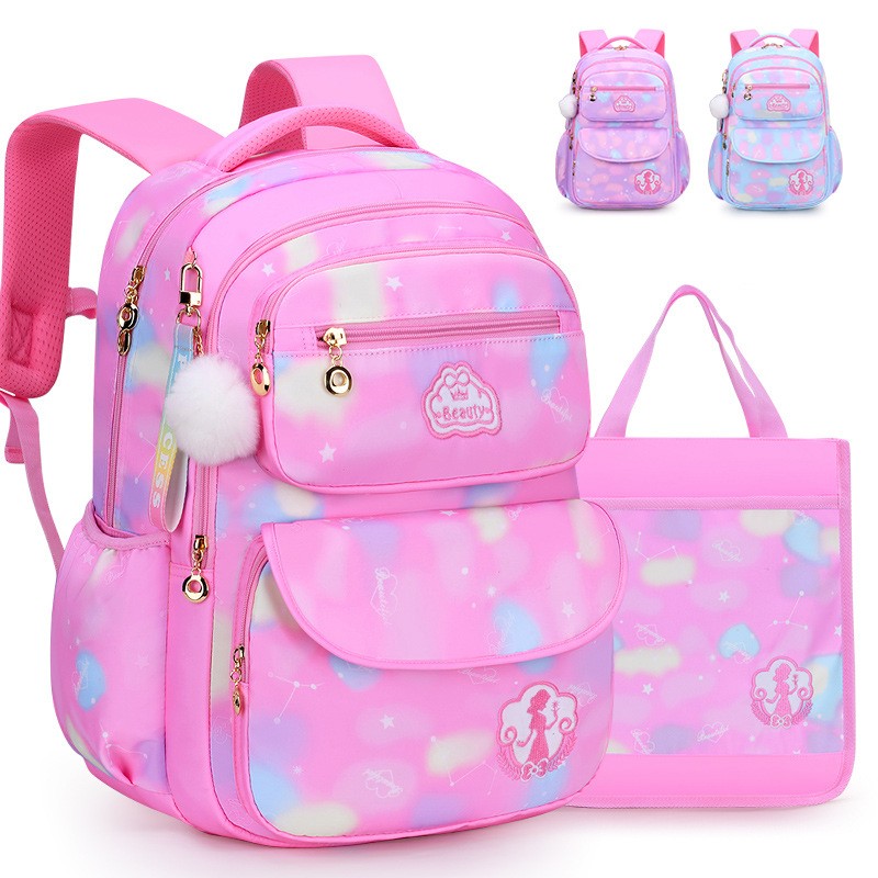 Schoolbag Backpack Supplier - OEM 2022 Lightweight Lovely Princess Pink