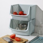Kitchen Storage Rack Manufacturer - OEM Plastic Multi Functional Organizer Basket