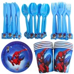 Party Cutlery Set Supplier - OEM Cartoon Sticky Birthday Decoration