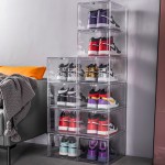Shoe Box Organizer Manufacturer - OEM Plastic Clear Drop Front Storage