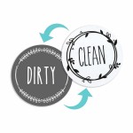 Magnetic Dishwasher Cover Supplier - Wholesale Clean Dirty Sign Refrigerator