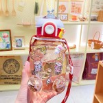 Kids Water Bottle Manufacturer - OEM Kawaii Plastic Bottle with Straw