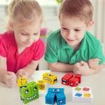 Wooden Building Blocks Supplier - OEM Children's Early Education Face-changing Cube