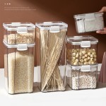 Plastic Sealed Cans Supplier - OEM Kitchen Storage Transparent Container