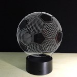 Acrylic Night Light Supplier - OEM Custom 7 Colors Football Basketball Lamp
