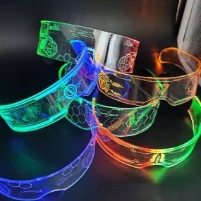 Led Glasses Supplier - OEM Creative Light up Party Colorful Glasses