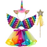 Children's Tutu Skirt Supplier - OEM Angel Wings Stage Costume Suit