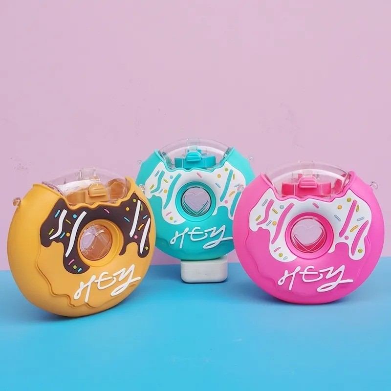 Children's Water Cup Manufacturer - OEM Creative Cute Donut Shaped Hanging Bottle