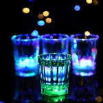 Led Party Cups Supplier - OEM Plastic Light up Glass Cup Display Stand