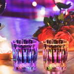 Led Party Cups Supplier - OEM Plastic Light up Glass Cup Display Stand
