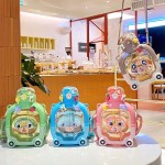 Plastic Water Bottle Supplier - OEM Cute Kids Bottle with Straw