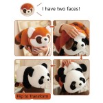Plush Raccoon Doll Manufacturer - OEM New Flip Panda Simulation Soft Pillow