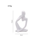 Home Decor Resin Supplier - OEM Indoor Black White Gold Decoration