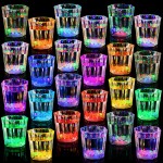 Led Party Cups Supplier - OEM Plastic Light up Glass Cup Display Stand