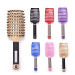 Scalp Massage Comb Supplier - OEM Women's Boar Bristle Detangling Brush