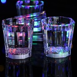 Led Party Cups Supplier - OEM Plastic Light up Glass Cup Display Stand