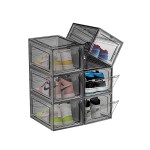 Plastic Shoe Box Supplier - OEM Shoe Display Case Storage Box