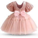 Party Dress - Puffy Sleeve