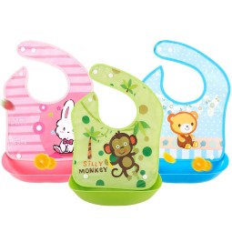 Baby Bib - Waterproof Plastic