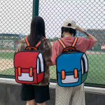 Printed Backpack - 2D Cartoon
