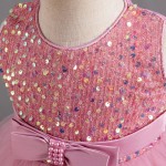 Wedding Dress - Sequins Bow