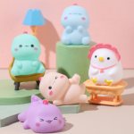 Silicone Bath Toy - Squeeze Dinosaur