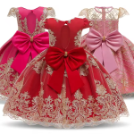 Children Dress - Lace Satin