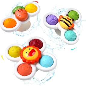 Bath Spinner Toy - Suction Cup Pop up