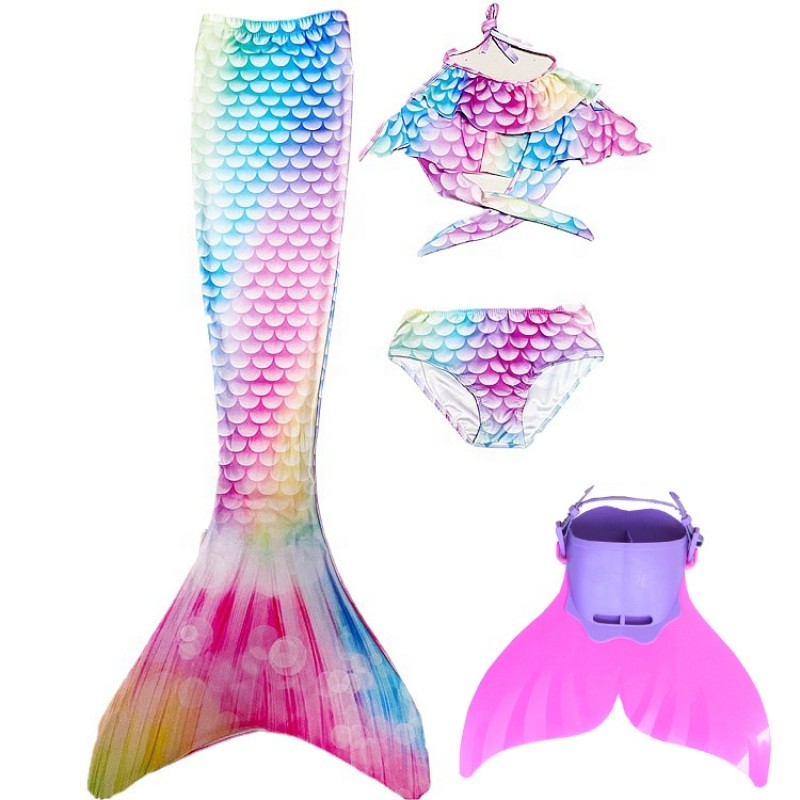 Mermaid Swimsuit - Tail Set with Fins