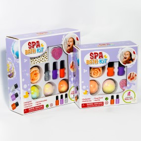 Spa Gift Set - Bath Fizzies Nail