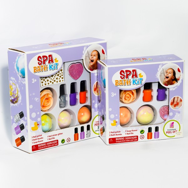 Spa Gift Set - Bath Fizzies Nail
