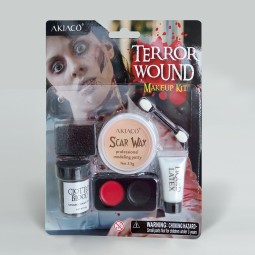Halloween Makeup - Terror Wound Art