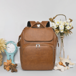Baby Diaper Backpack Supplier - Wholesale Fashion Quilted PU with Changing Pad