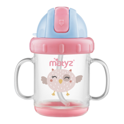 Plastic Baby Straw Cup Supplier - OEM Tritan 240ml with Handle for Kids