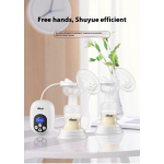 Double Electric Breast Pump Supplier - OEM High Suction with Intelligent LCD Display