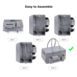 Mommy Diaper Organizer Manufacturer - OEM Large Capacity Waterproof Baby Storage