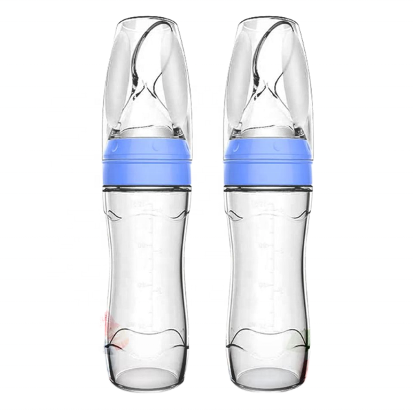 Baby Food Feeder Spoon Manufacturer - OEM BPA Free 4oz Silicone Safety Squeeze