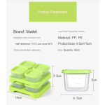 Manual Freezer Box Manufacturer - OEM Leakage Proof Silicone Baby Food Storage