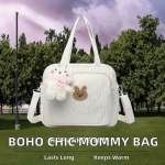 Nylon Mommy Bag Supplier - OEM Cute Vintage One Shoulder with Thermal Storage