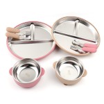 Kids Dining Set Manufacturer - OEM Double Wall Insulated Stainless Steel Bowl