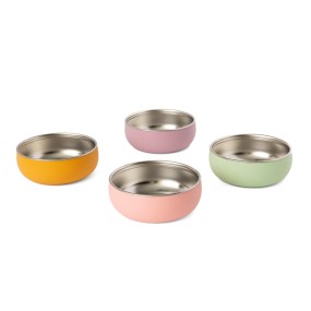 Toddler Feeding Plates Manufacturer - OEM 2 in 1 Stainless Steel Dishwasher Safe