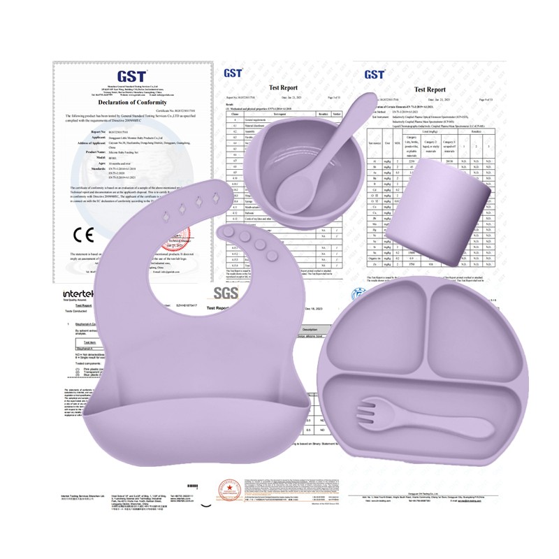 Luxury Baby Feeding Set Manufacturer - OEM Food Grade Silicone BPA Free Animal Pattern