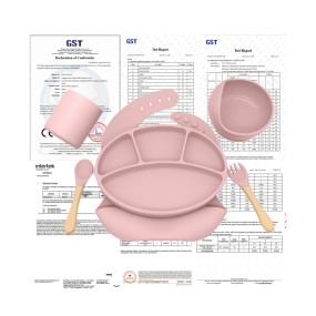 Baby Silicone Feeding Set Manufacturer - OEM Food Grade BPA Free Animal Pattern Suction