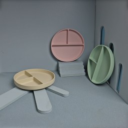 BPA Free Baby Plate Manufacturer - OEM Food Grade Silicone Suction Non Slip for Toddlers