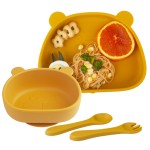 Cute Panda Feeding Set Supplier - OEM Silicone Suction Bowl Plate Sippy Cup BPA Free
