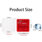 4 Grid Ice Sculpture Molds Manufacturer - High Quality BPA Free Reusable Silicone with Lid