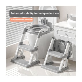 Toddler Step Stools Manufacturer - OEM Cartoon Pattern Stable Foldable Triangular PP